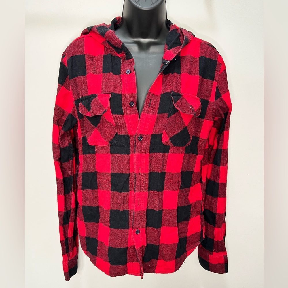Hooded Plaid Flannel